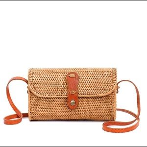 Amerii Rectangular Rattan Bag